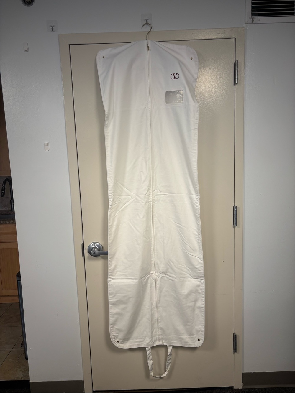 Valentino Garment Dust Bag & Hanger – White
